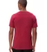 Threadfast Apparel 180A Unisex Ultimate Cotton T-S in Burgundy back view