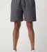 Cotton Heritage M7455 Lightweight Shorts in Charcoal heather front view