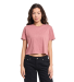Smart Blanks 4003 WOMEN'S CROP TEE in Mauve htr front view