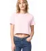 Smart Blanks 4003 WOMEN'S CROP TEE in Baby pink