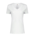 Smart Blanks 4002 WOMEN'S TRU-FIT V NECK T SHIRTS in White