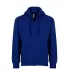 Smart Blanks 102 ADULT COMFORT ZIPPER HOODIE ROYAL front view