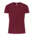 Smart Blanks 3502 YOUTH PREMIUM TEE BURGUNDY front view