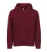 Smart Blanks 301 YOUTH PULLOVER HOODIE BURGUNDY front view