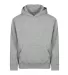 Smart Blanks 301 YOUTH PULLOVER HOODIE HEATHER GREY front view