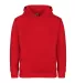 Smart Blanks 301 YOUTH PULLOVER HOODIE RED front view