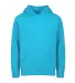 Smart Blanks 301 YOUTH PULLOVER HOODIE TURQUOISE front view