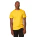 Smart Blanks 402 MEN'S PREMIUM SIDE-SEAM TEE in Gold front view