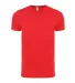 Smart Blanks 402 MEN'S PREMIUM SIDE-SEAM TEE in Red front view
