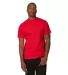 Smart Blanks M1200 ADULT PREM HEAVY WT SS TEE RED front view
