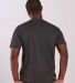 Boxercraft BM2102 Tri-Blend T-Shirt in Charcoal heather back view