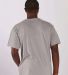 Boxercraft BM2102 Tri-Blend T-Shirt in Oxford heather back view