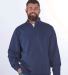 Boxercraft BM5202 Fleece Quarter-Zip Pullover in Navy
