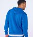 Boxercraft BM5302 Fleece Hooded Pullover in True royal back view