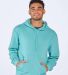 Boxercraft BM5302 Fleece Hooded Pullover in Saltwater front view