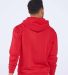 Boxercraft BM5302 Fleece Hooded Pullover in True red back view