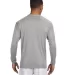 A4 Apparel N3165 Men's Cooling Performance Long Sl SILVER back view