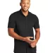 MERCER+METTLE MM1006    Stretch Pique Full-Button  DeepBlack front view