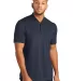 MERCER+METTLE MM1008    Stretch Pique Henley NightNavy front view