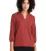 MERCER+METTLE MM2011    Women's Stretch Crepe 3/4- Terracotta front view
