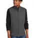 Eddie Bauer EB546  Stretch Soft Shell Vest IronGate front view