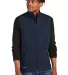 Eddie Bauer EB546  Stretch Soft Shell Vest RiverBlNv front view