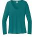 District Clothing DT135 District Women's Perfect T HtdTeal front view