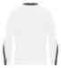 Badger Sportswear 4264 Sweatless Long Sleeve T-Shi in White/ graphite back view
