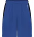 Badger Sportswear 4267 Sweatless Shorts in Royal/ black front view