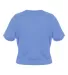 Badger Sportswear 4963 Women's Tri-Blend Crop T-Sh in Columbia blue back view