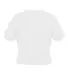 Badger Sportswear 4963 Women's Tri-Blend Crop T-Sh in White back view