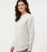 LA T 3525 Ladies' Weekend Tunic Fleece in Natural heather side view