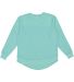 LA T 3525 Ladies' Weekend Tunic Fleece in Saltwater front view