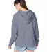 Alternative Apparel 9906ZT Ladies' Washed Terry St in Washed denim back view
