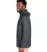 Core 365 CE808 Unisex Techno Lite Hybrid Hooded Ja CARBON side view