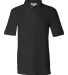 Sierra Pacific 0500 Silky Smooth Piqué Polo Black front view