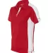 Sierra Pacific 5465 Women's Colorblocked Moisture  Red/ White side view