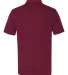 Sierra Pacific 0100 Value Polyester Polo in Maroon back view