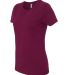 Next Level Apparel NL6211 Unisex CVC Long-Sleeve T in Maroon side view