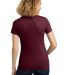 Next Level Apparel NL6211 Unisex CVC Long-Sleeve T in Maroon back view