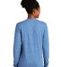 Next Level Apparel NL6211 Unisex CVC Long-Sleeve T in Heather columbia blue back view