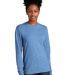 Next Level Apparel NL6211 Unisex CVC Long-Sleeve T in Heather columbia blue front view