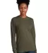 Next Level Apparel NL6211 Unisex CVC Long-Sleeve T MILITARY GREEN front view