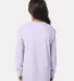 Comfort Wash GDH275 Garment Dyed Youth Long Sleeve Future Lavender back view