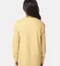 Comfort Wash GDH275 Garment Dyed Youth Long Sleeve Summer Squash Yellow back view