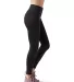TriDri TD531 Ladies' Performance Leggings BLACK side view