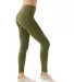 TriDri TD304 Ladies' Mesh Pocket Danica Leggings OLIVE side view