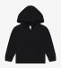 Bella + Canvas 3719T Toddler Sponge Fleece Pullove in Black