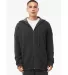 Bella + Canvas 3759 Unisex Sponge Fleece DTM Full- DARK GREY HEATHR front view