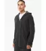 Bella + Canvas 3759 Unisex Sponge Fleece DTM Full- DARK GREY HEATHR side view